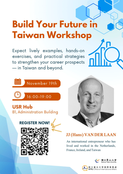 build your future in Taiwan workshop